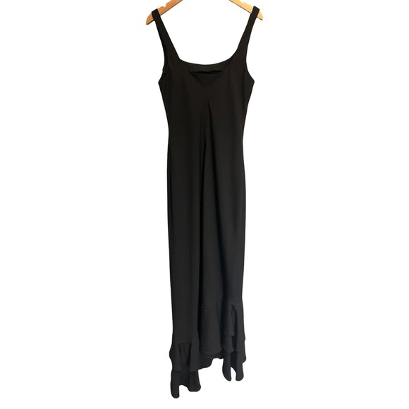 Y2K Zara Basics Asymmetrical Midi Dress - Picture 1 of 4